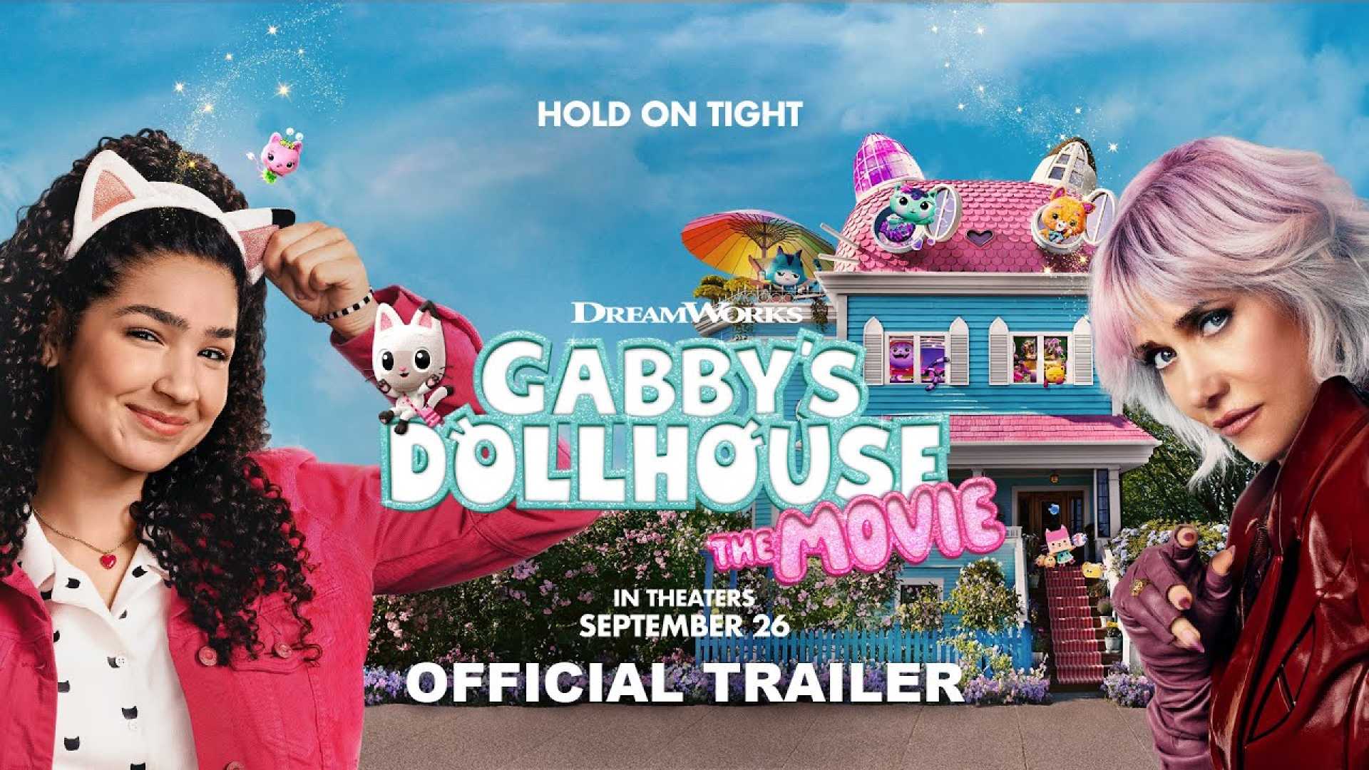 Gabby's Dollhouse Movie Trailer Image