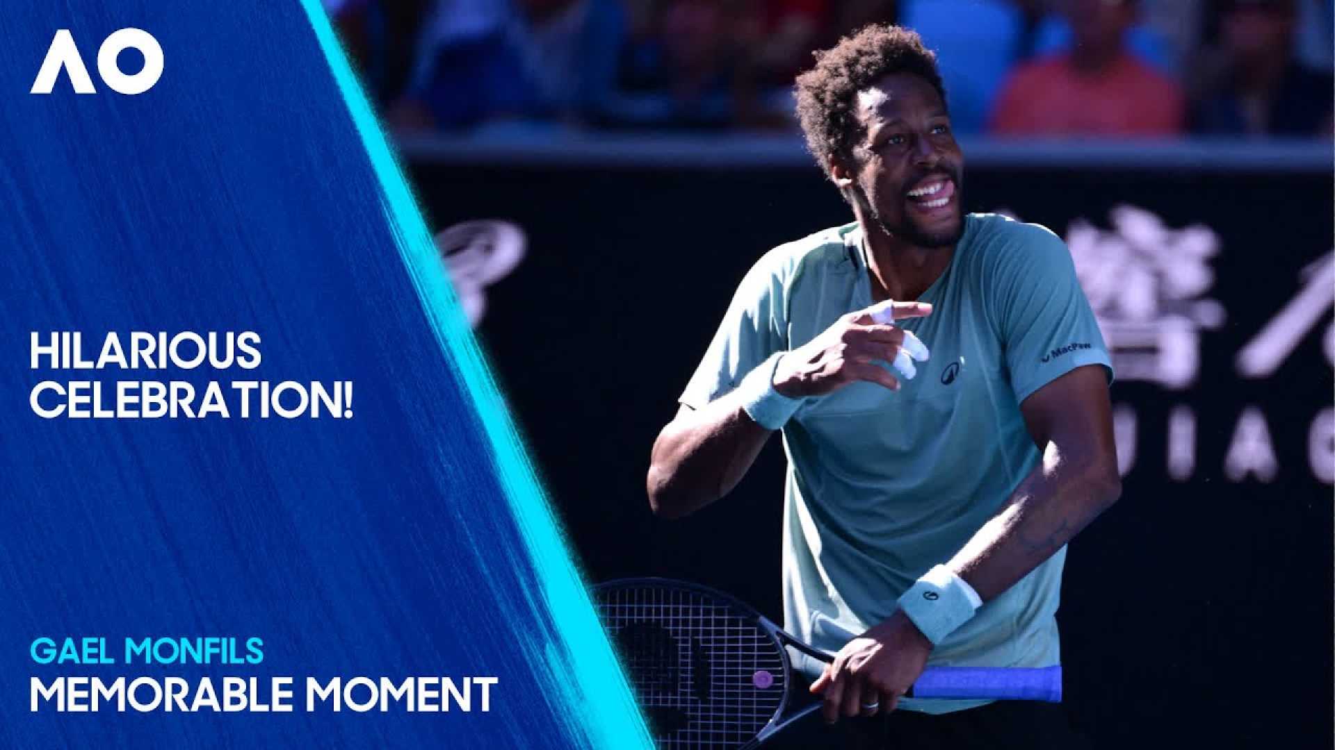 Gael Monfils Tennis Match