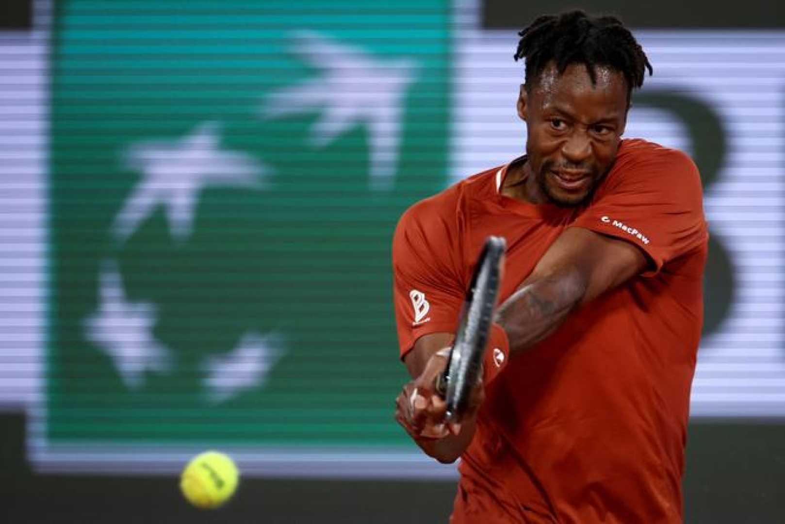 Gaël Monfils French Open Tennis Match