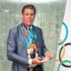 Gary Hall Jr. Olympic Medals Ceremony Switzerland