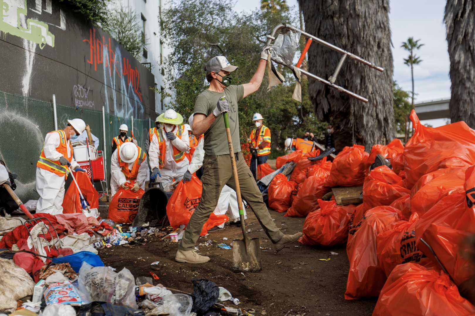 Gavin Newsom California Homeless Encampments