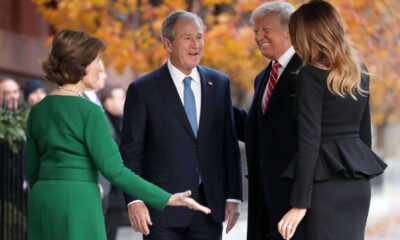 George W. Bush Melania Trump White House Event
