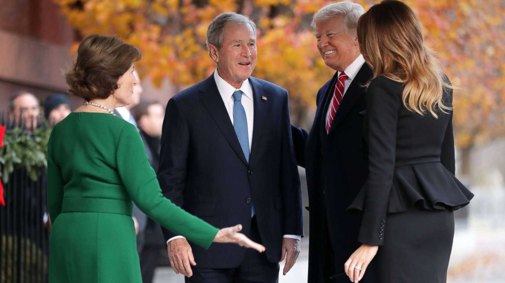 George W. Bush Melania Trump White House Event