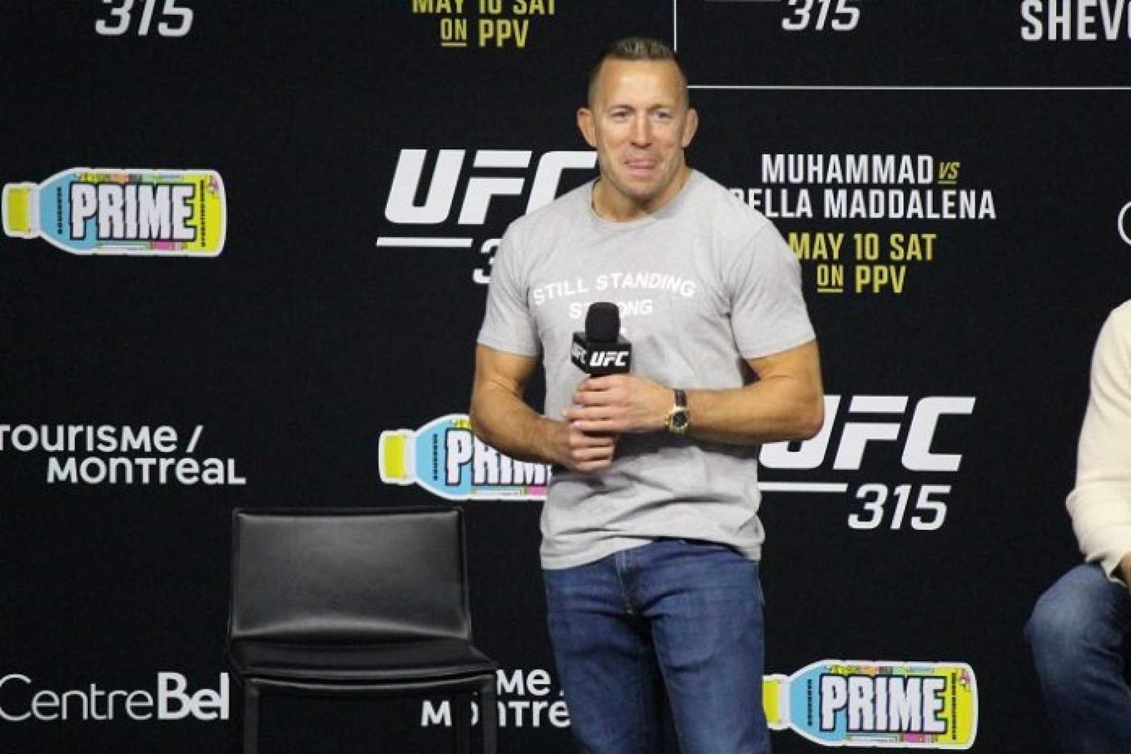 Georges St Pierre Ufc 315 Fan Event