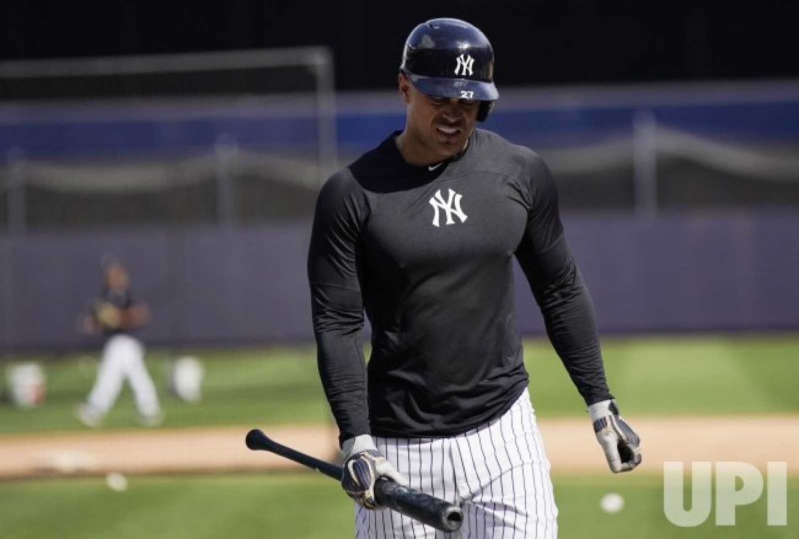 Giancarlo Stanton Yankees Batting Practice