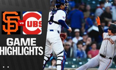Giants Cubs Mlb Game Highlights