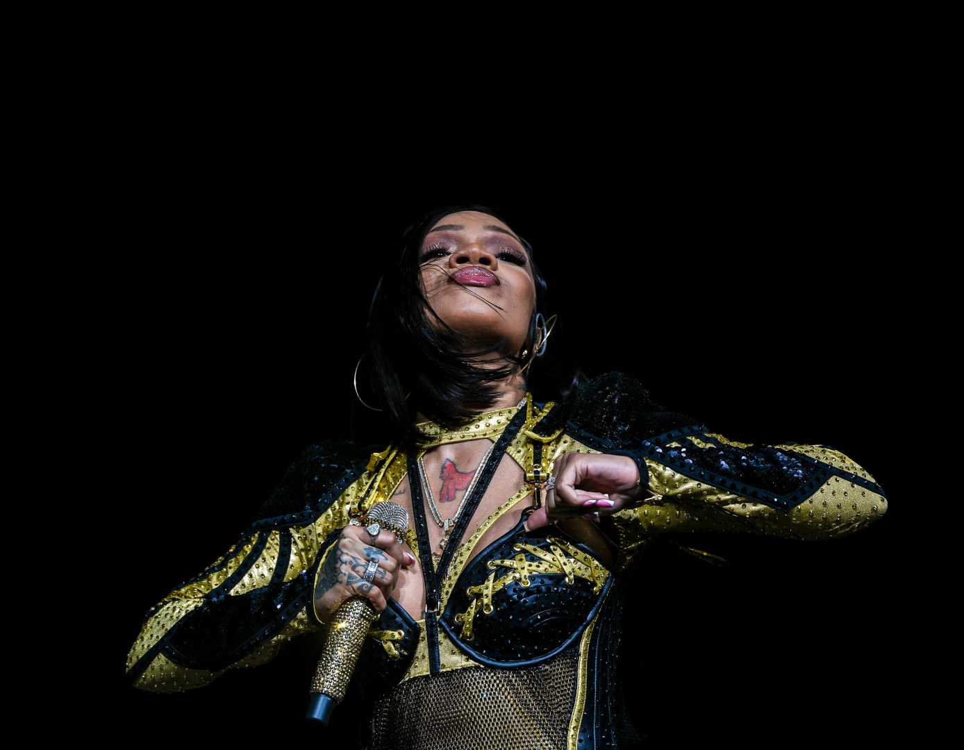 Glorilla Performing At Coachella