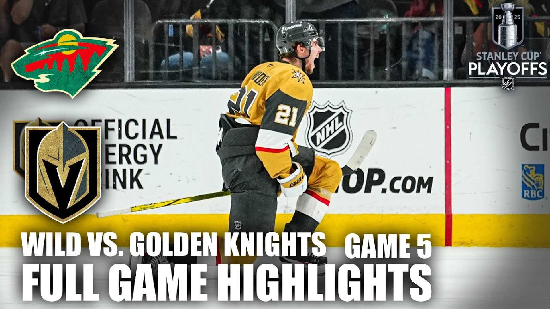 Golden Knights Vs Wild Playoff Game