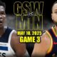 Golden State Warriors Vs Minnesota Timberwolves Game 3
