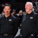 Gregg Popovich And Mitch Johnson San Antonio Spurs