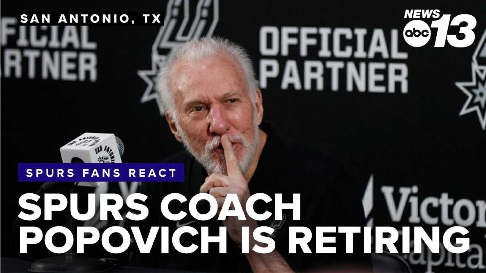 Gregg Popovich San Antonio Spurs Coach Retirement