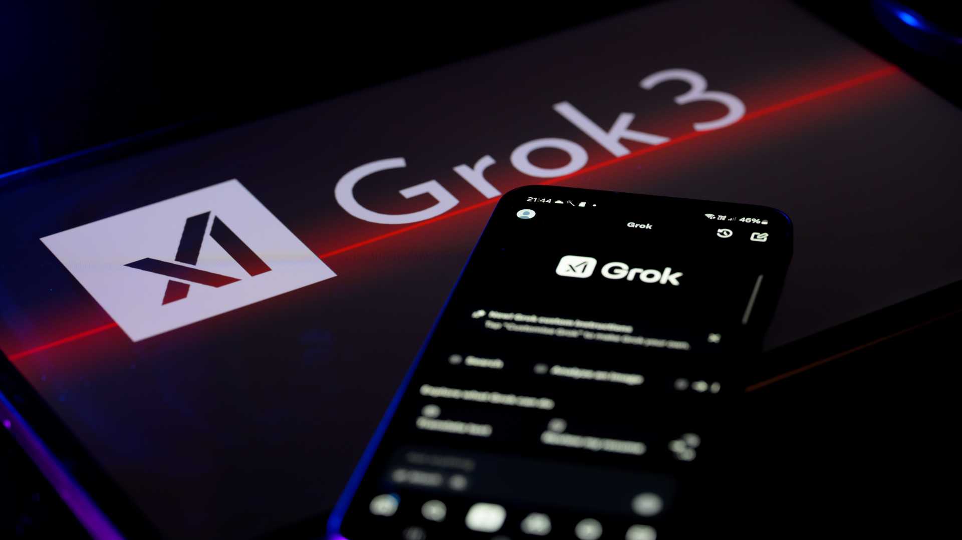 Grok Ai Chatbot On Mobile Phone