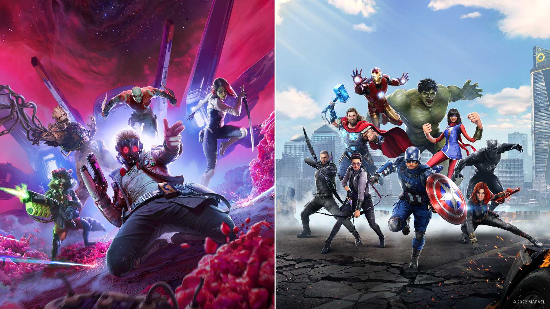Guardians Of The Galaxy And Avengers