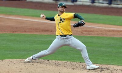 Gunnar Hoglund Pitching For Oakland Athletics