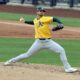 Gunnar Hoglund Pitching For Oakland Athletics