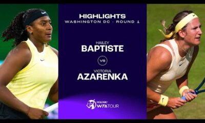 Hailey Baptiste Tennis Match
