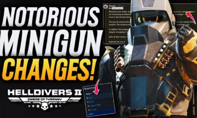 Helldivers 2 Minigun Update