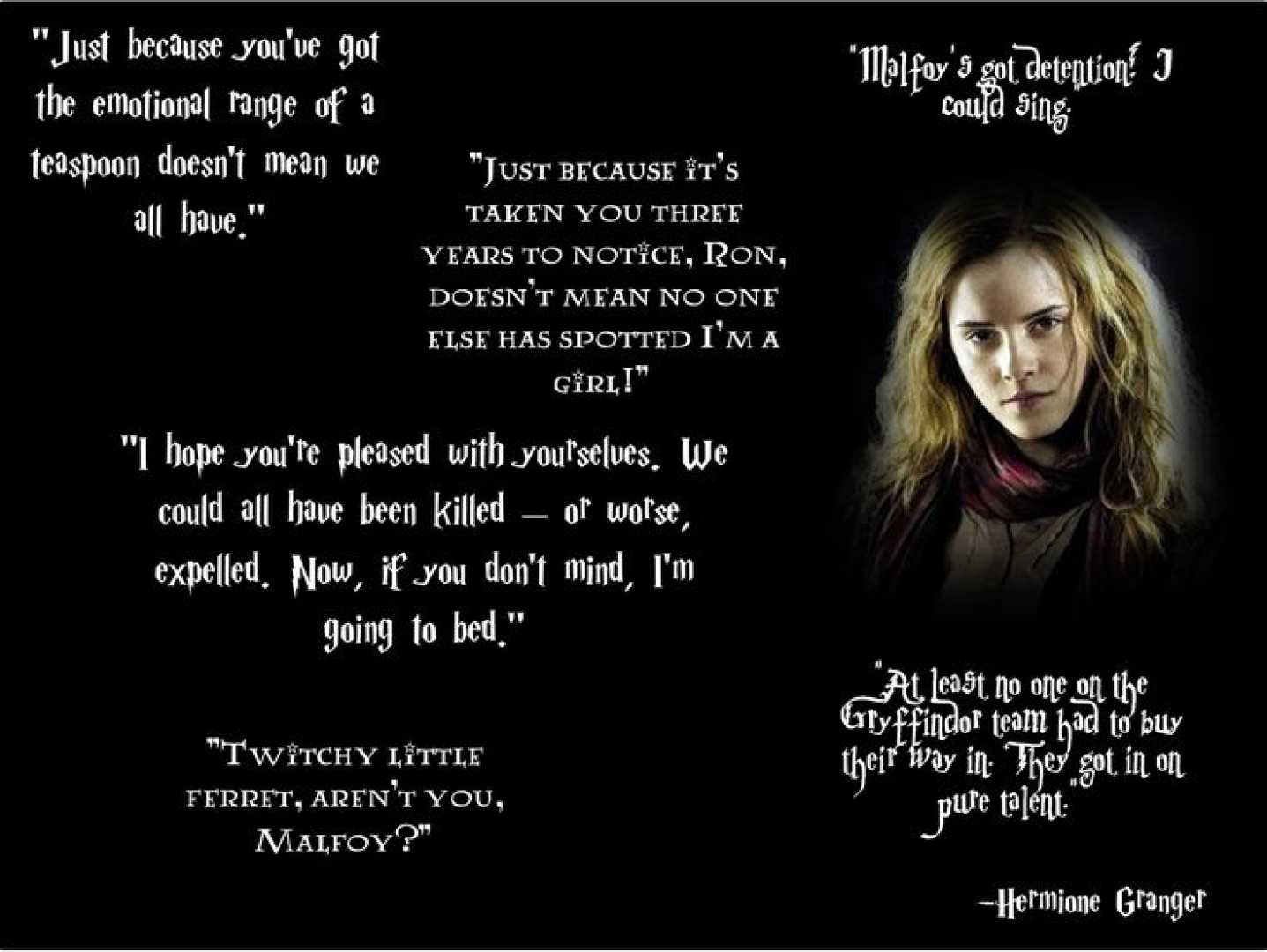 Hermione Granger Quotes From Harry Potter