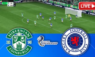 Hibernian Rangers Scottish Premiership Match