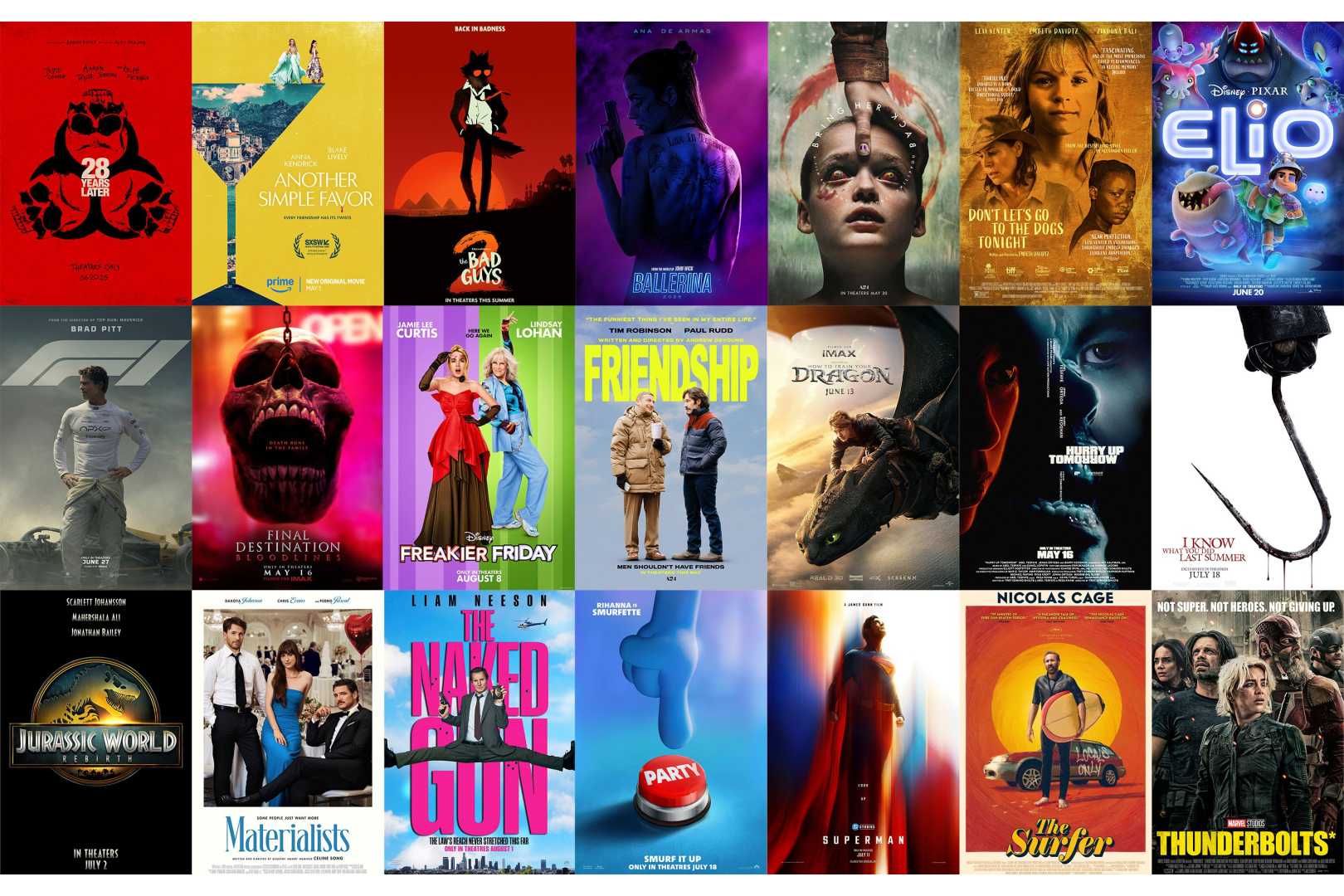 Hollywood Summer Movies 2025