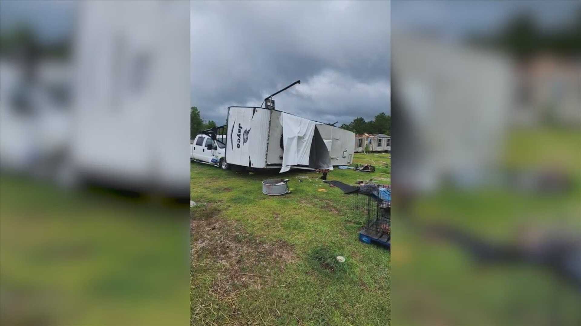 Holmes County Tornado Damage
