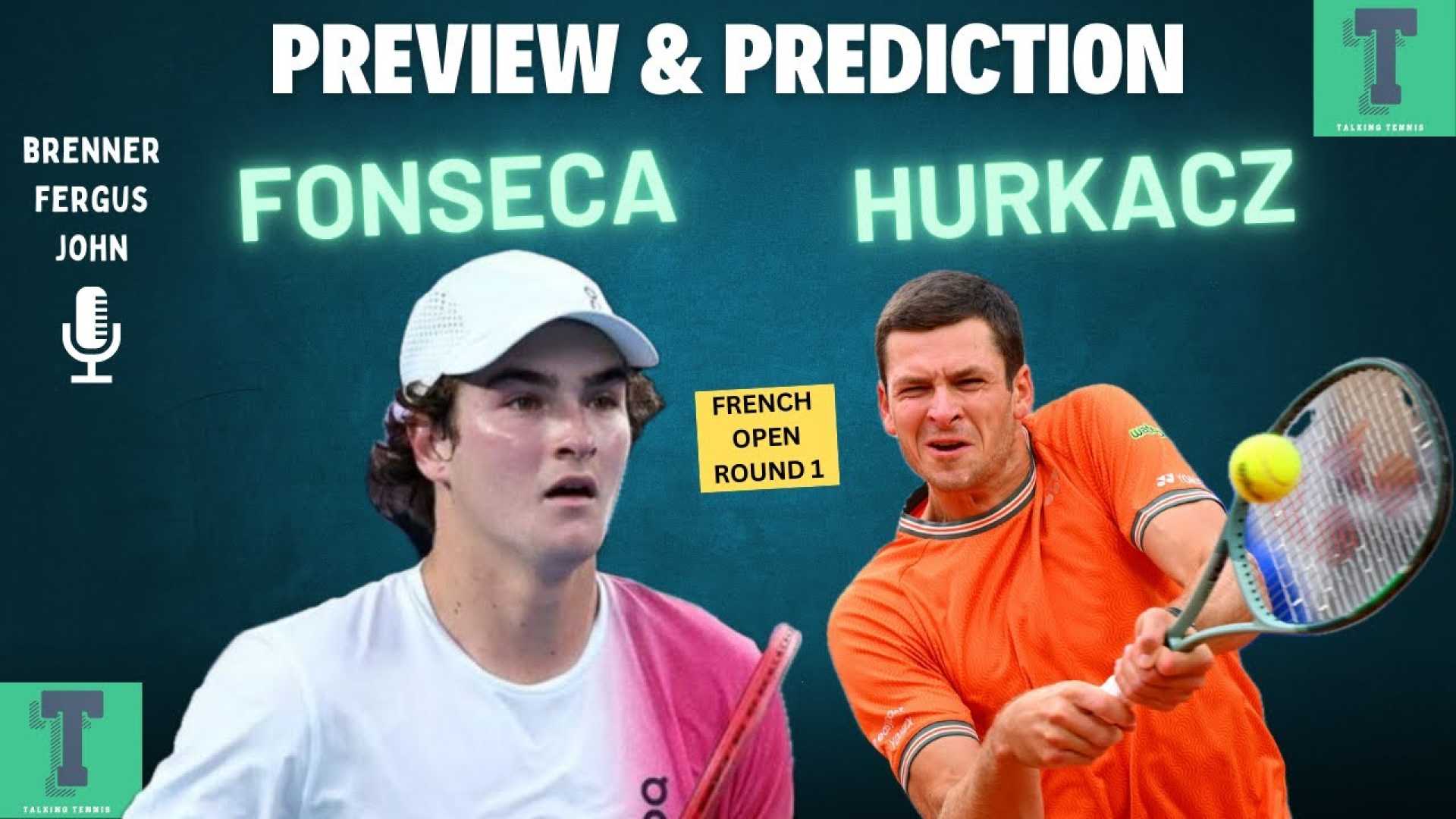 Hubert Hurkacz Joao Fonseca Tennis Match