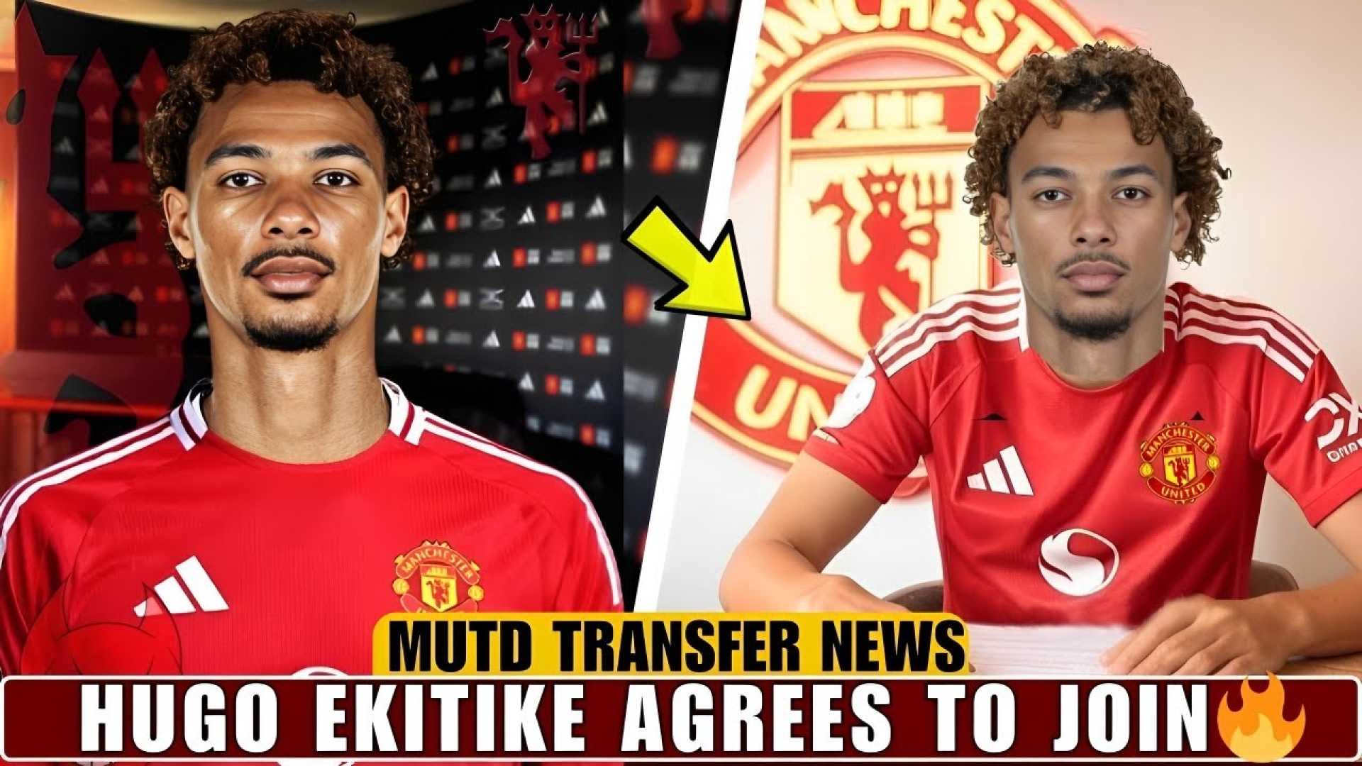 Hugo Ekitike Manchester United Transfer News