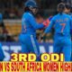 India Women Vs South Africa Women Odi
