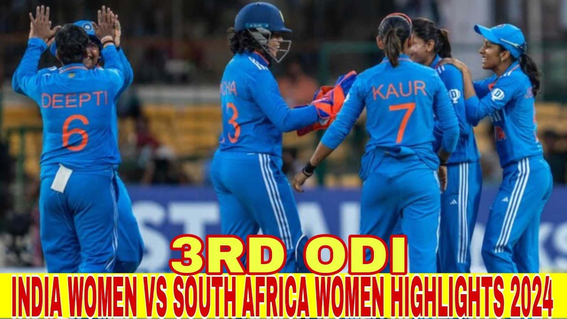 India Women Vs South Africa Women Odi