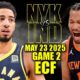 Indiana Pacers New York Knicks Game 2