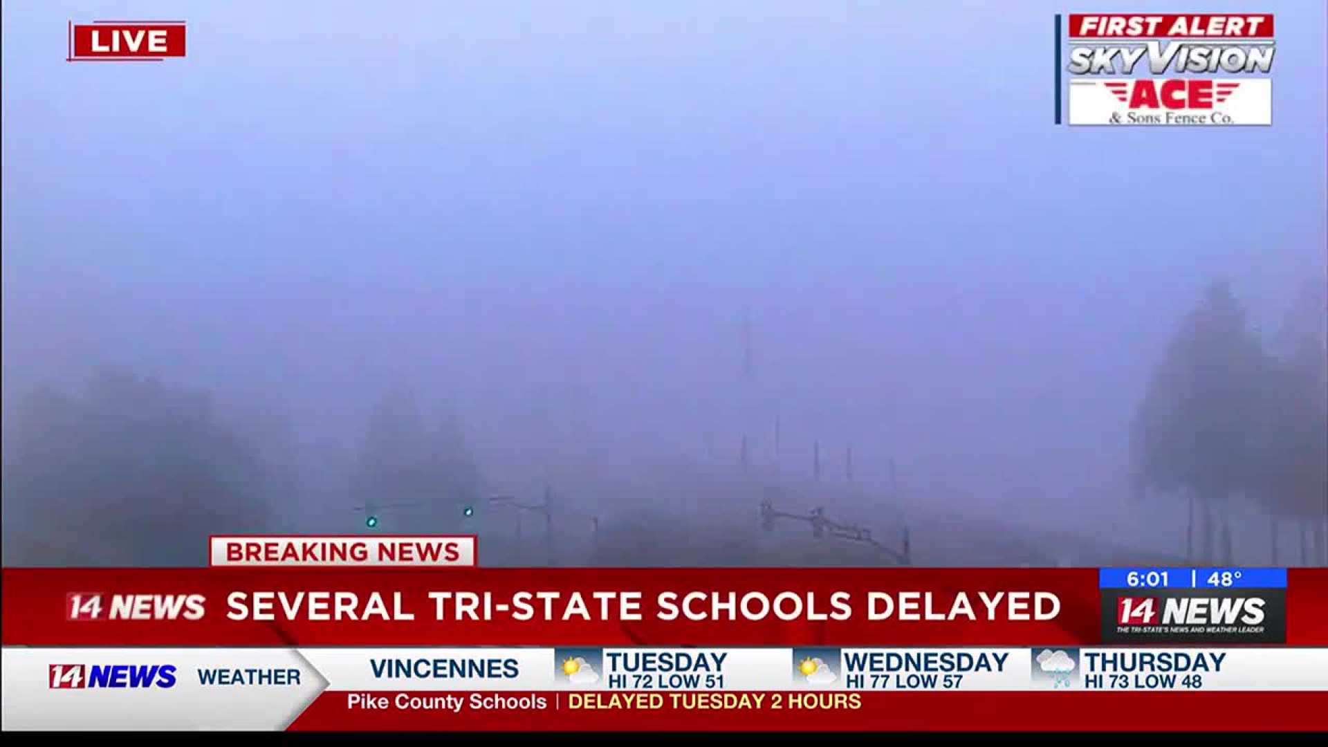 Indiana Schools Fog Delay News