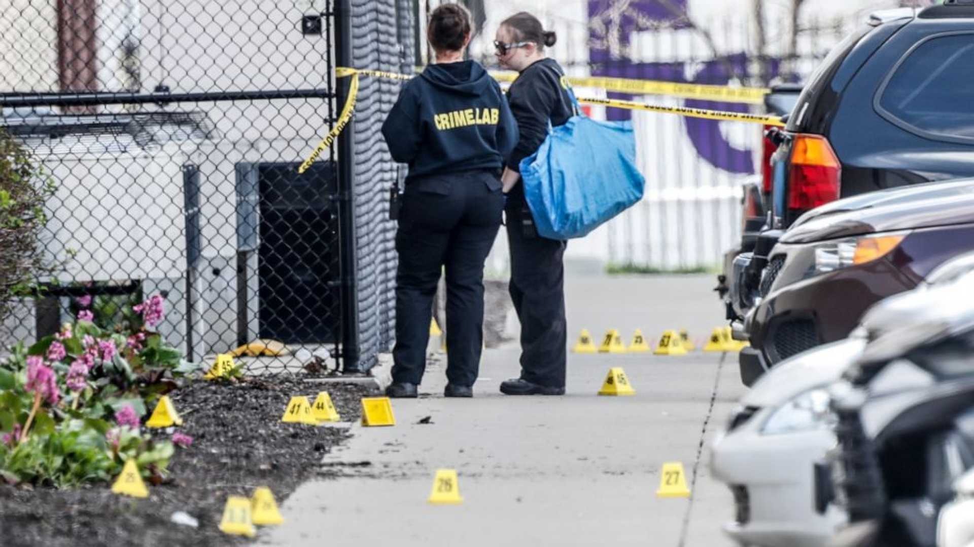 Indianapolis Shooting Scene