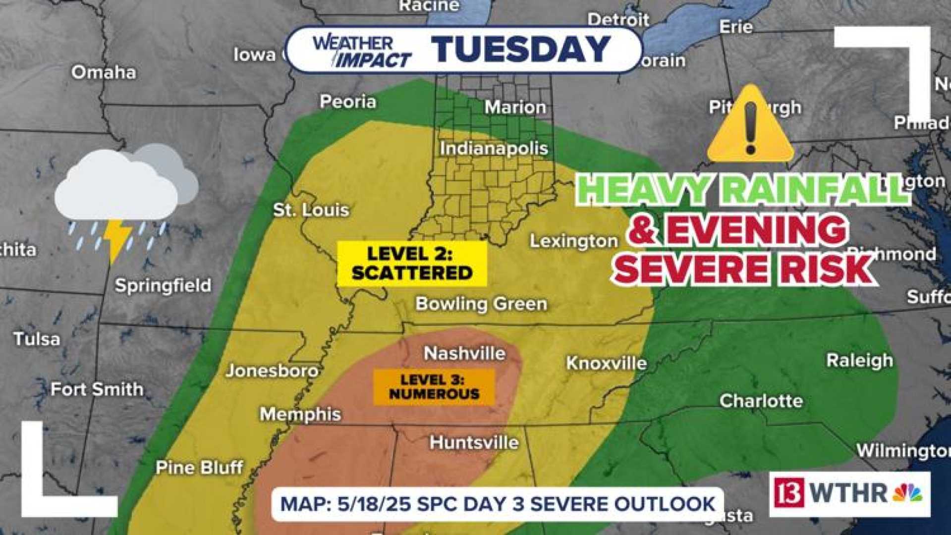 Indianapolis Weather Rain Storms