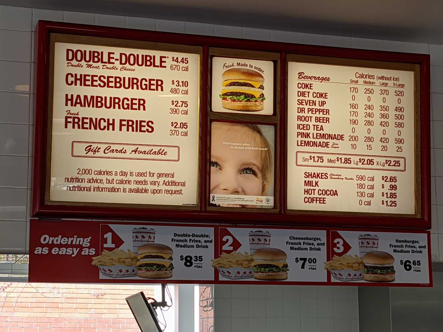 In N Out Burger Menu Changes