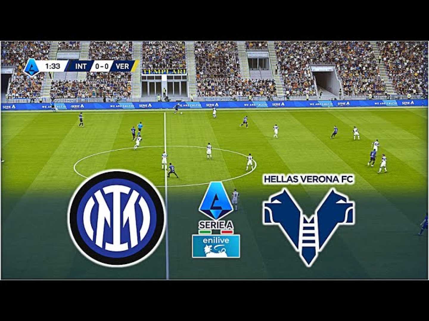 Inter Milan Vs Hellas Verona Football Match