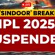 Ipl 2025 Suspension Cricket India Pakistan Tensions