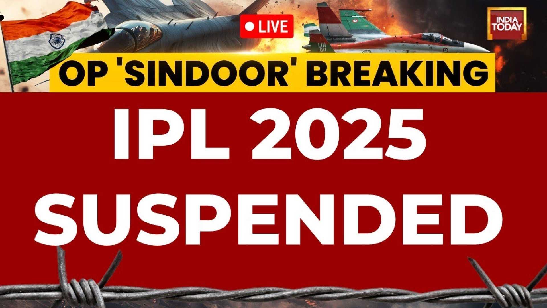 Ipl 2025 Suspension Cricket India Pakistan Tensions