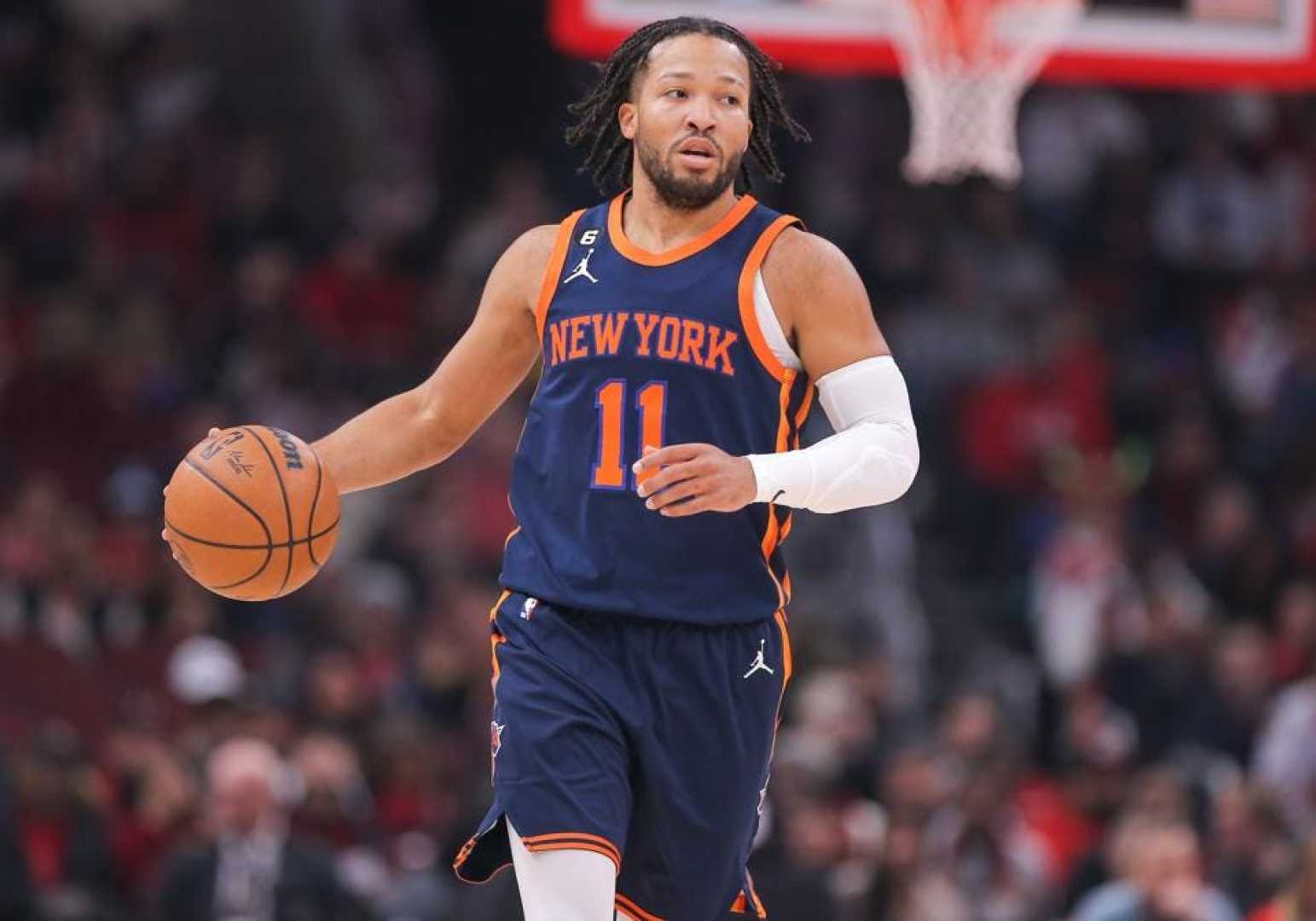 Jalen Brunson Knicks Basketball Player