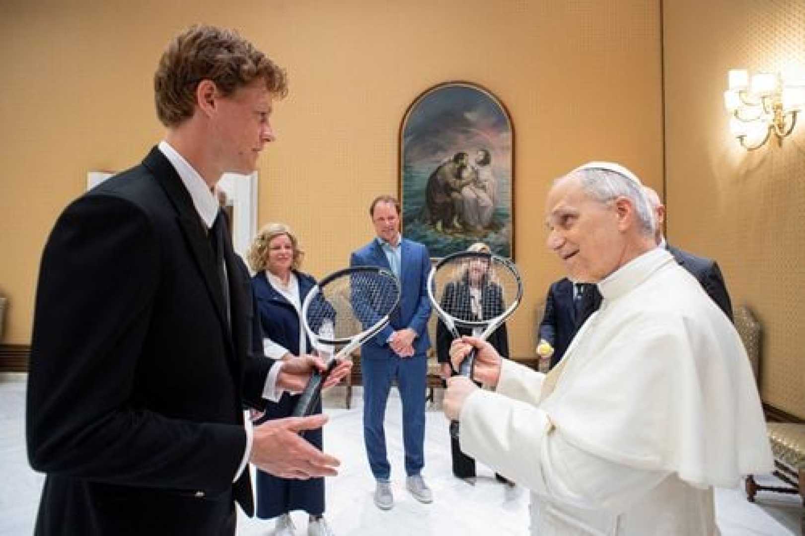 Jannik Sinner Meeting Pope Leo Xiv