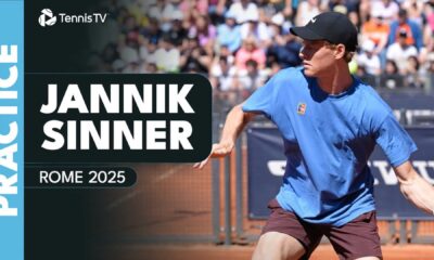 Jannik Sinner Tennis Match Rome