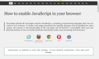 Javascript Disabled Computer Issues