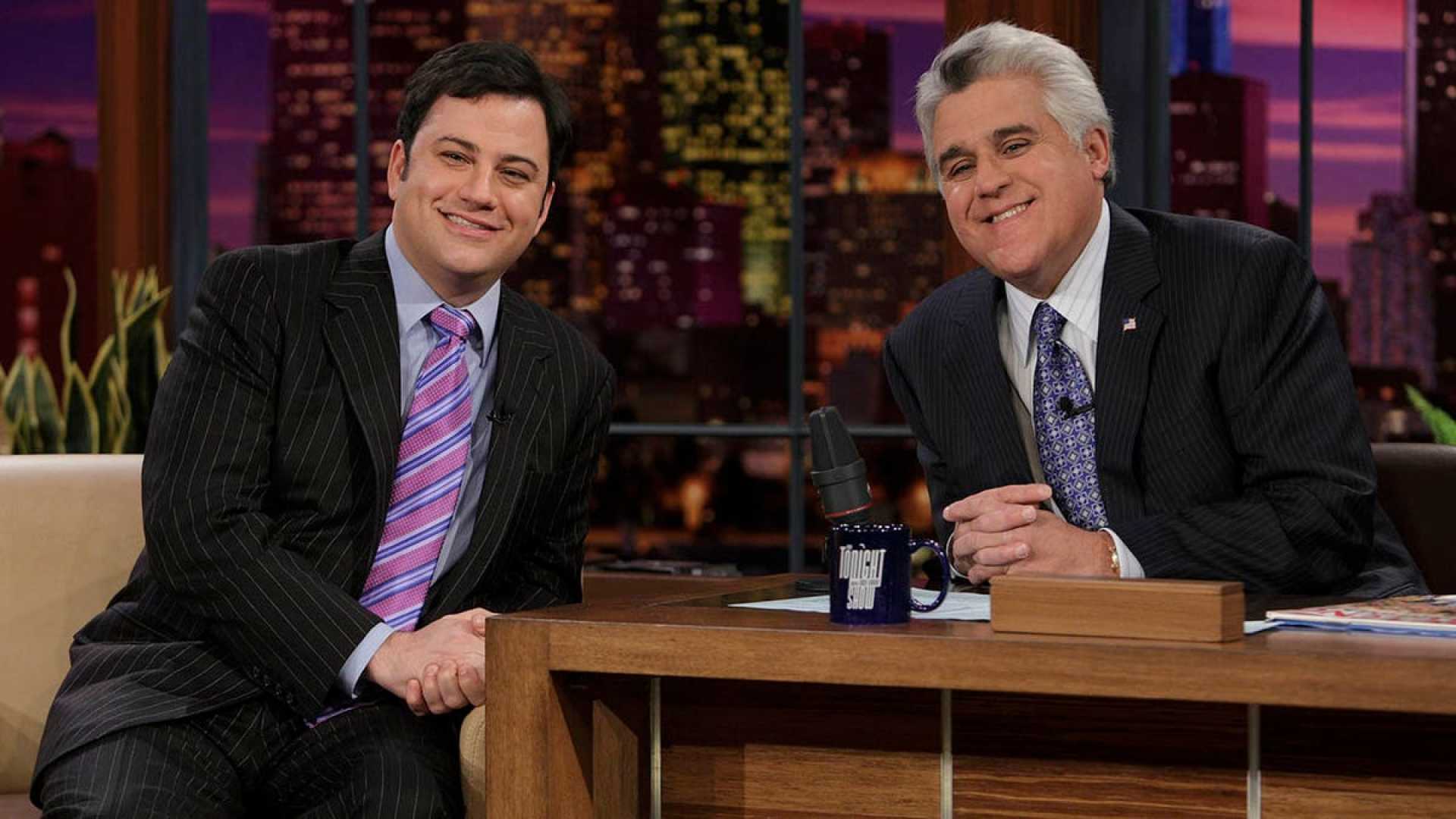 Jay Leno Jimmy Kimmel Interview Feud