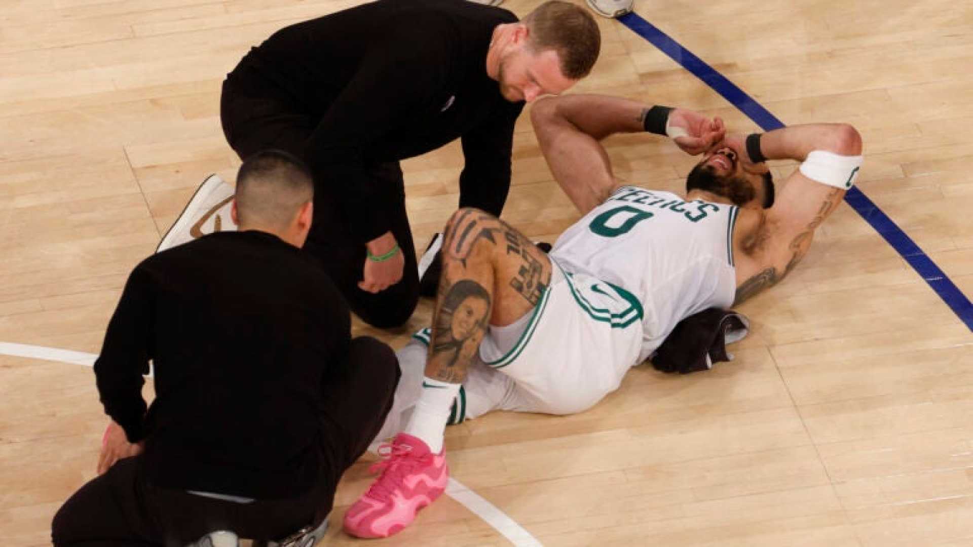 Jayson Tatum Injury Celtics Knicks Game 4