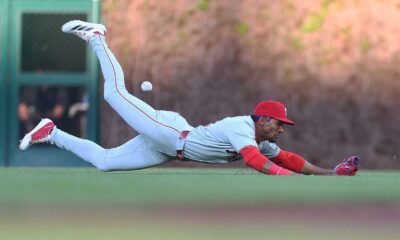 Johan Rojas Philadelphia Phillies Baseball Action
