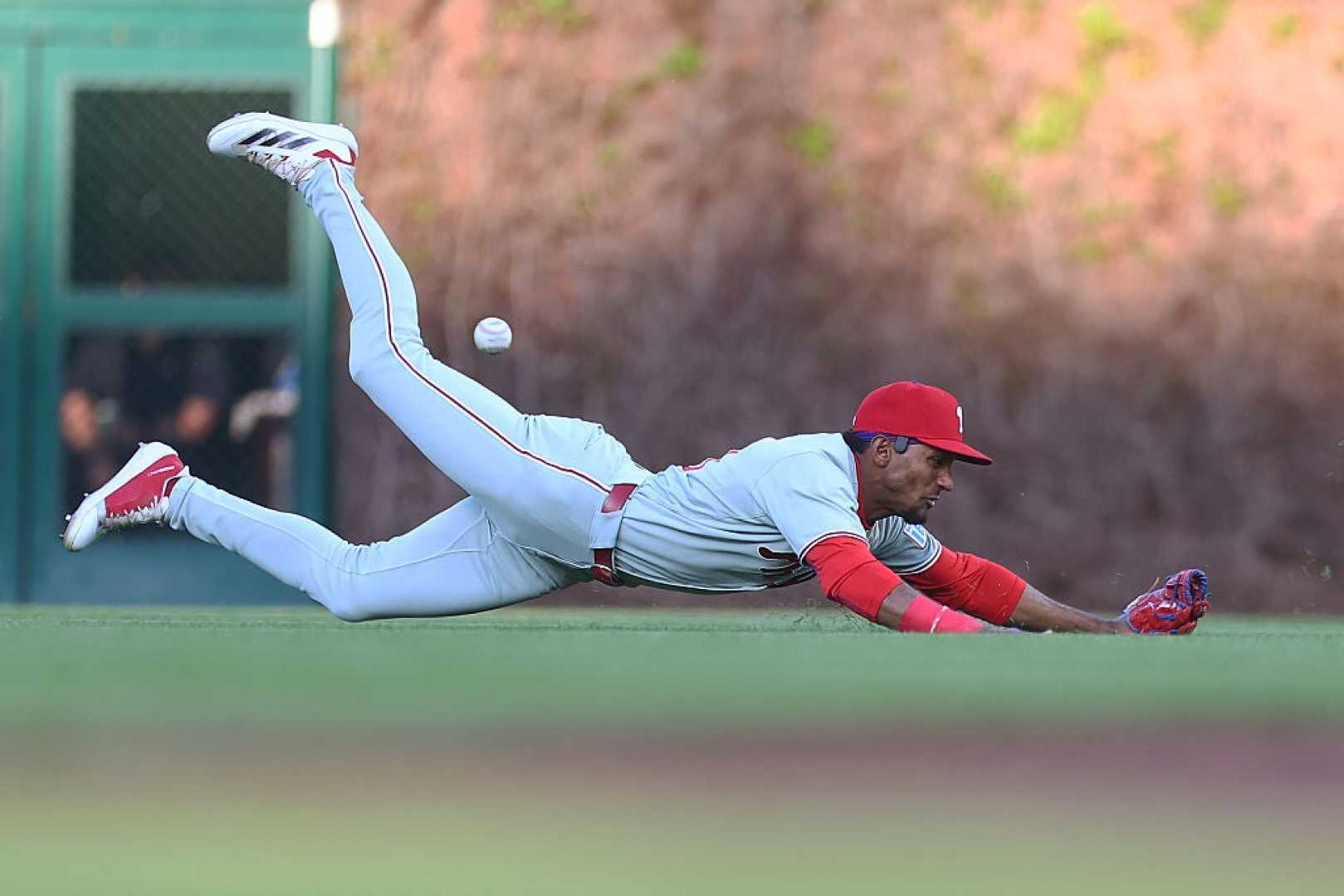 Johan Rojas Philadelphia Phillies Baseball Action
