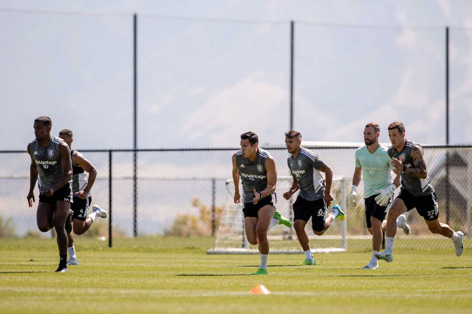 Johnny Russell Soccer Training Real Salt Lake