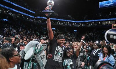 Jonquel Jones Wnba Championship Celebration