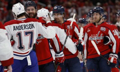 Josh Anderson And Tom Wilson Handshake