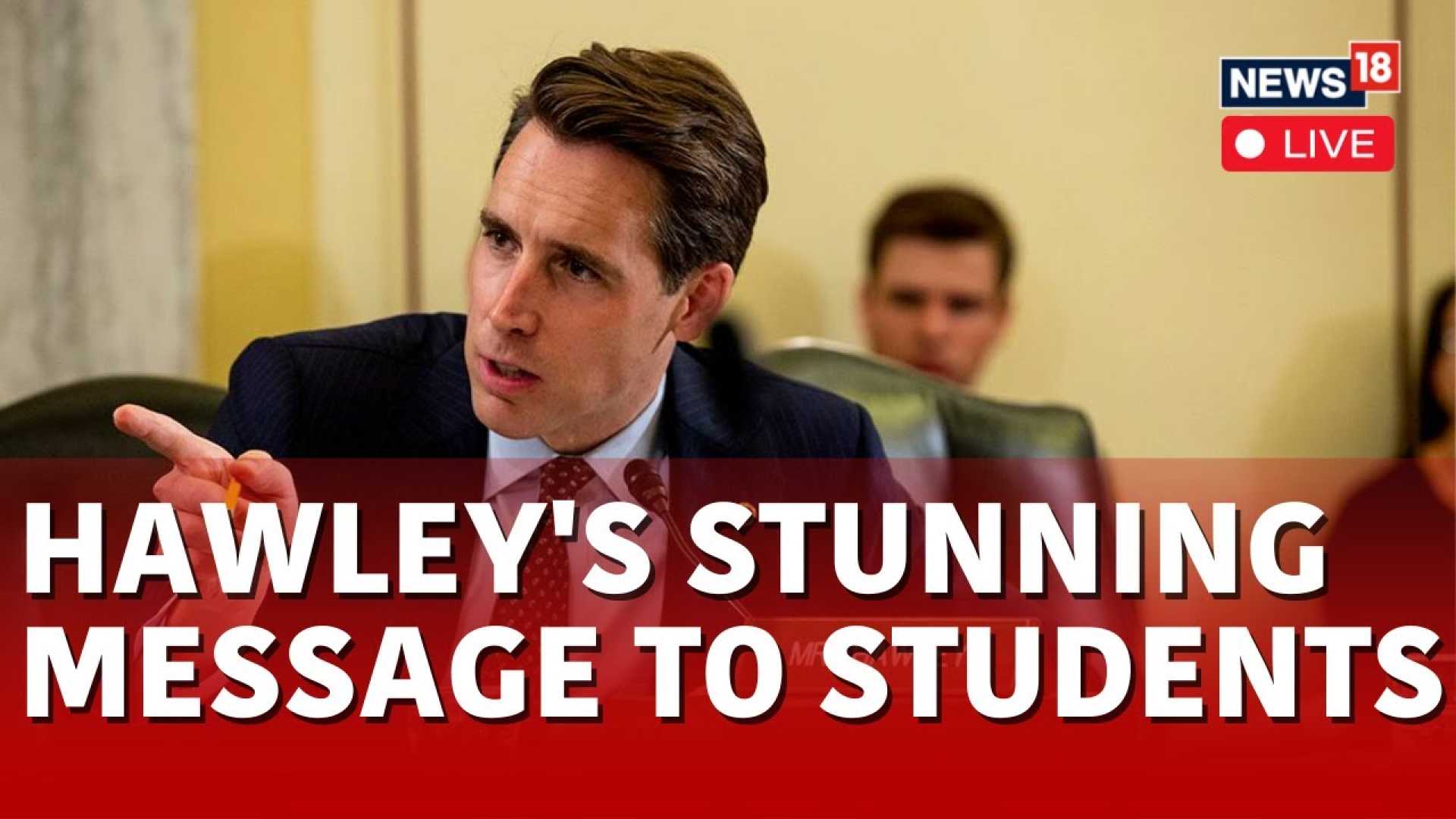 Josh Hawley Trump Middle East Speech