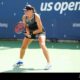 Kaja Juvan Tennis Match Action